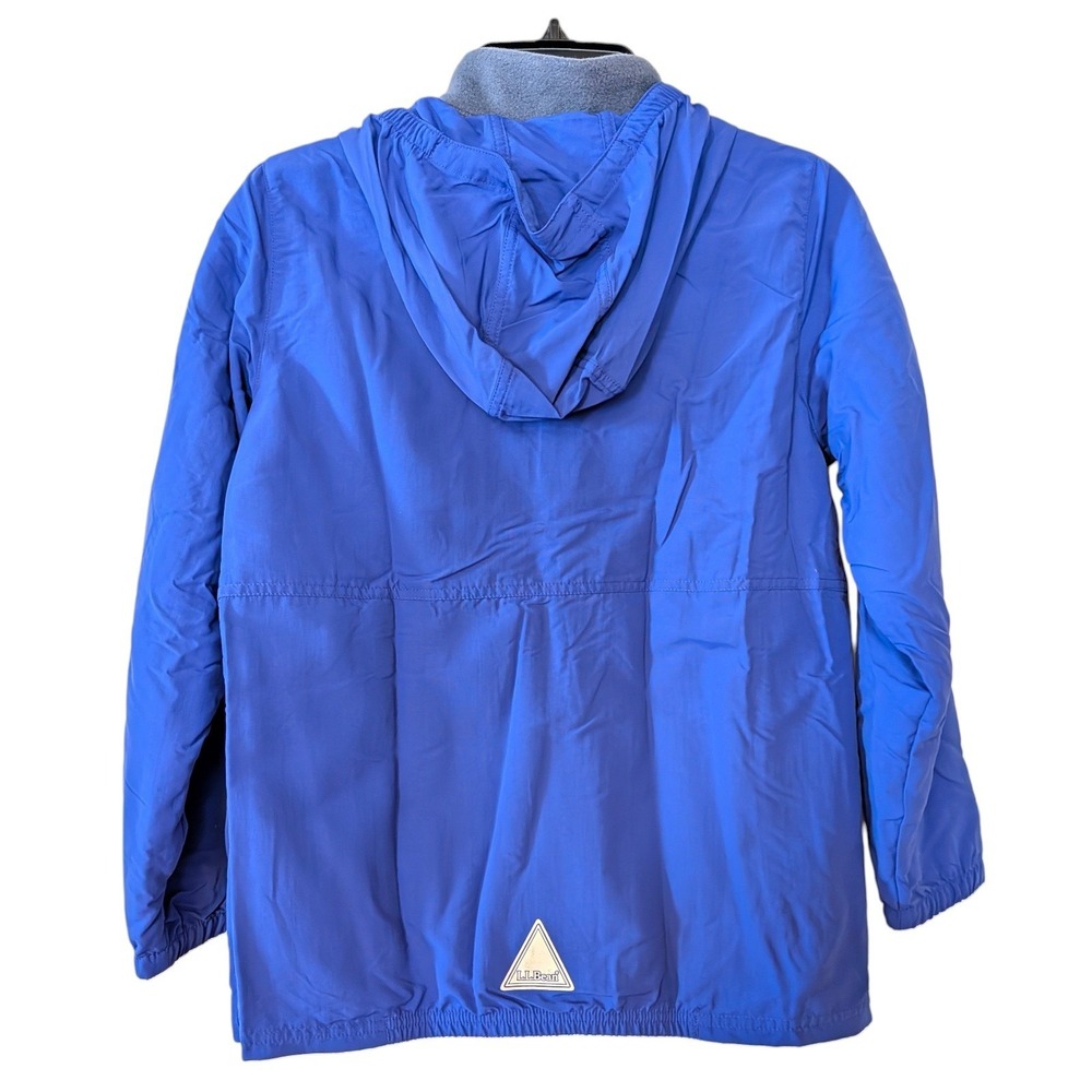LL Bean Kids' Mountain Classic 3-in-1 Jacket Size Large 14-16 Blue Hooded Unisex - Picture 4 of 11